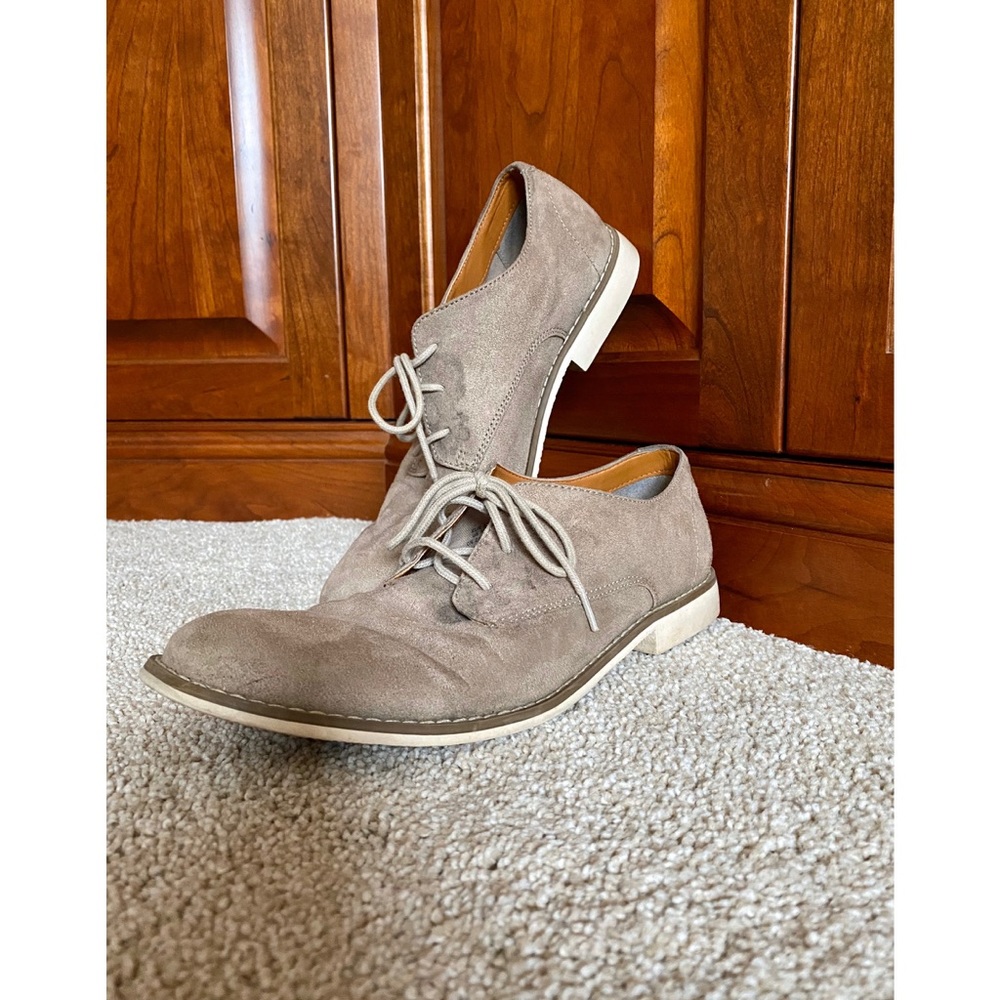 H&M suede derby shoes